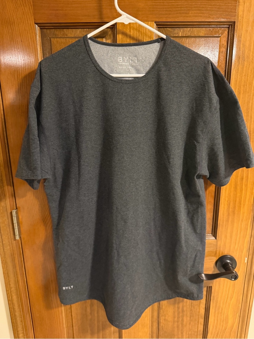 BYLT Premium Basics Dark Gray shirt XL